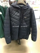 Authentic Li Ning 18 mới mùa đông lạnh ấm ngắn cotton pad bông áo khoác thể thao nam AJMN031 - Quần áo độn bông thể thao