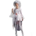 áo choàng haloween Trang phục hóa trang Halloween kinh dị tráng màu xám ma cà rồng cô dâu hóa trang cosplay zombie phù hợp với halloween2021 Trang phục haloween