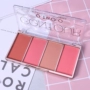 Bốn màu blush chính hãng khỏa thân trang điểm kéo dài giữ ẩm làm sáng da tân bột màu đỏ rouge bằng bột màu mỹ phẩm không thấm nước sinh viên phấn má apieu