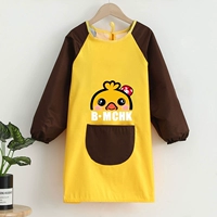Детский лонгслив, водонепроницаемая желтая утка