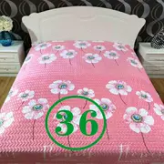 Tấm vải nhung pha lê đơn mảnh quilted AB phiên bản trải giường dày Hàn Quốc che một bên nhung một bên bông - Trải giường