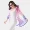Hosa hosa new gradient màu chống nắng quần áo dài chống nắng quần áo nữ bãi biển trùm đầu áo gió - Áo gió thể thao