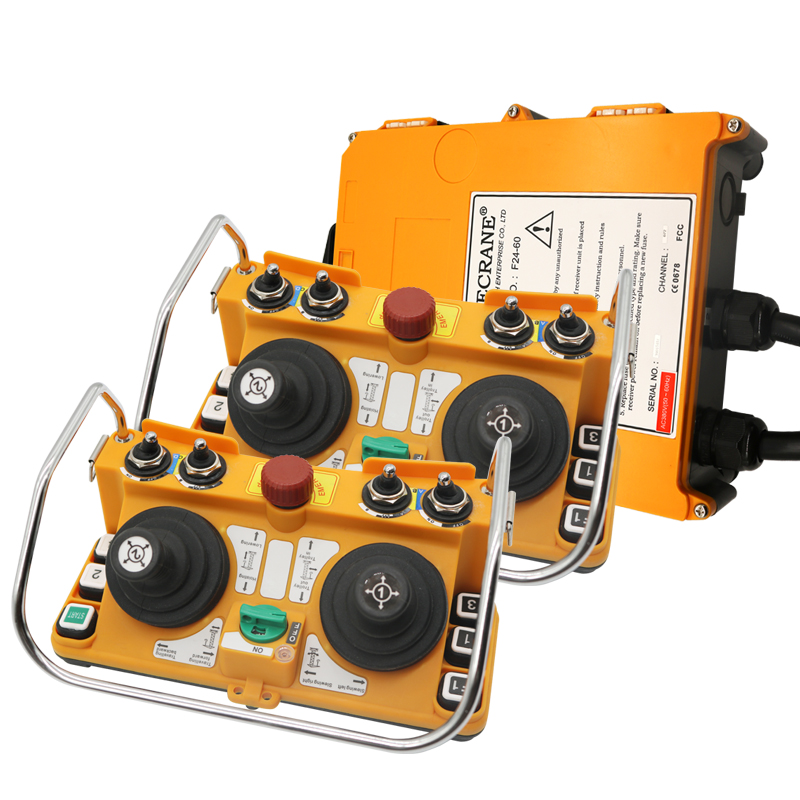 Two For OneYu Ding F24-60 wireless Remote control Limitless adjust speed Crane Aerial crane Tower crane Crown block Driving Crane parts