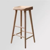 Северная барная стул Сплошная древесина и современный батончик Apple Bar Bar, скамейка, Home Chair High, бесплатная доставка