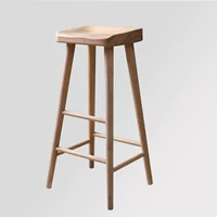 Северная барная стул Сплошная древесина и современный батончик Apple Bar Bar, скамейка, Home Chair High, бесплатная доставка