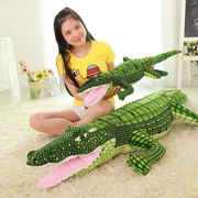 Plush vải đồ chơi khủng long đồ chơi sang trọng cá sấu búp bê gối mô hình lớn món quà sinh nhật