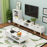 Thiết kế lưu trữ nội thất cung cấp công cụ cài đặt đơn giản MDF thạc sĩ tủ TV lắp ráp bàn cà phê bên tủ giá các loại tủ nhựa đựng quần áo