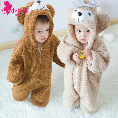 taobao agent Children's winter warm cute down jacket, clothing, internet celebrity, with little bears
