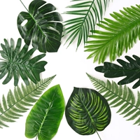 INS Photography Props Моделирование листья растений тропические кокосовые листья