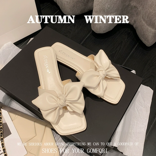 Тапочки, модная обувь, летние слайдеры для выхода на улицу, туфли, коллекция 2023, большой размер