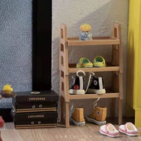 Грибной дом 12 -точке моделирования кукольного дома мини -стойка для хранения ob11 GSC Micro -Shrinkable Furniture Swier