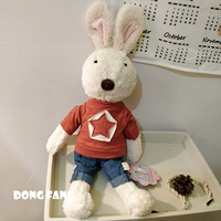 Красная звездная одежда рис белый кролик