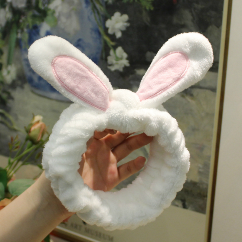 Blackish Greenthe republic of korea wash one 's face Hair band lovely Simplicity Internet celebrity Place a mask on the face Headband hair hoop female Hair bundle Headwear Headband Gargle Make up