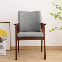 Кресло из ткани орехового серого цвета