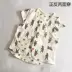 Áo sơ mi cotton cho bé sơ sinh mùa thu đông bé trai và bé gái 0-1-3-4 đôi cotton cotton ấm áp - Áo ghi lê Áo ghi lê