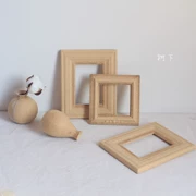 Khung ảnh retro bột gỗ ép 5 inch khung hình nhỏ khung ảnh trang trí chụp đạo cụ đồ trang trí ins tối giản châu Âu - Trang trí nội thất