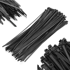 Продвижение 100шт/ST Cable Tie Pack 12 -дюймовая черная кабина