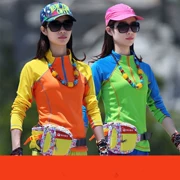 Của phụ nữ thể thao ngoài trời và giải trí nhanh chóng làm khô quần áo dài tay leo núi quần áo mùa hè của phụ nữ phần mỏng thoáng khí đi bộ đường dài quần áo