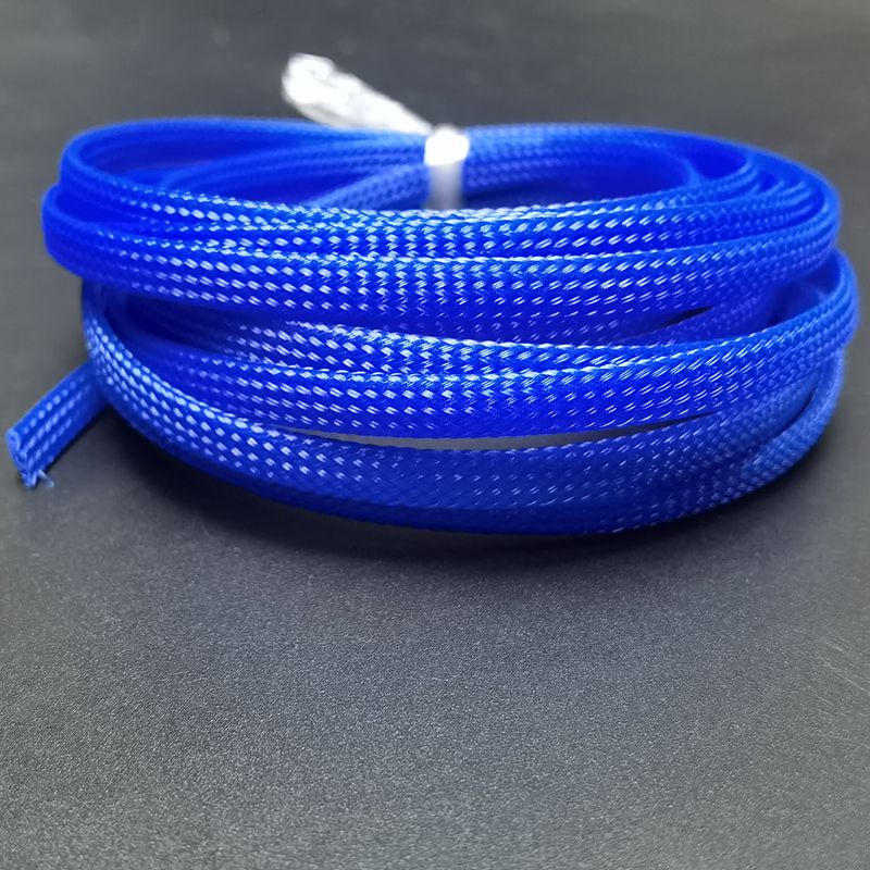 Royal BlueSnake skin net 4mm Polychromatic Optional Three weave Encryption type PET Woven net Nylon net Shock net