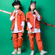 Trang phục trẻ em ngày tết hip-hop tập hợp các cô gái nhảy jazz quần áo trẻ em hiphop hip-hop dụng cụ thủy triều