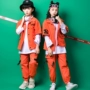 Trang phục trẻ em ngày tết hip-hop tập hợp các cô gái nhảy jazz quần áo trẻ em hiphop hip-hop dụng cụ thủy triều bộ hiphop bé trai