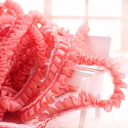 Bánh bong bóng tắm đính cườm lụa hoa diyt làm bằng tay barbie vật liệu phụ kiện đám cưới băng ren vật liệu