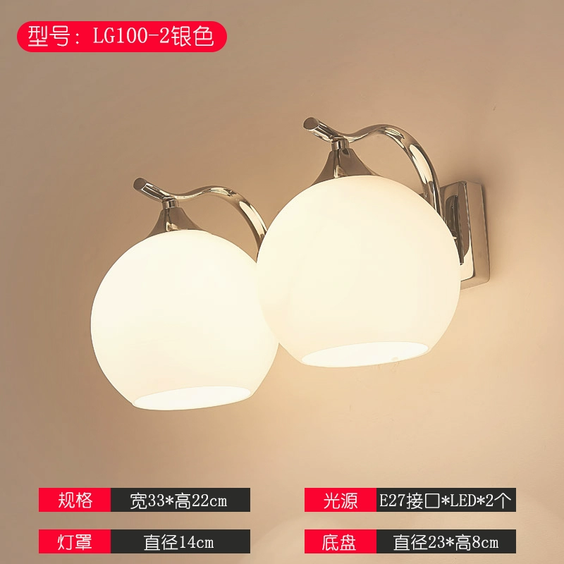 Đèn tường đèn ngủ phòng ngủ led hiện đại tối giản Bắc Âu sáng tạo Mỹ phòng khách lối đi đèn tường khách sạn đèn đèn treo ngoài trời đèn tròn trang trí Đèn tường