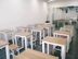 Phong cách Bắc Âu quán cà phê máy tính để bàn bằng gỗ hình chữ nhật đôi bàn đào tạo đơn giản bàn làm việc cá nhân bàn đồ nội thất - Nội thất giảng dạy tại trường Nội thất giảng dạy tại trường