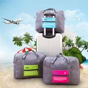 Công suất lớn túi xách tay di động trường hợp xe đẩy hành lý túi du lịch xách tay còng tay du lịch nam giới và phụ nữ đóng gói túi