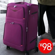 Hành lý nam nữ xe đẩy trường hợp 20 vali vải Oxford bánh xe phổ quát 24 inch hộp vải hộp hành lý