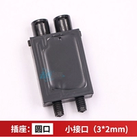 Черный yuankou-small interface 3*2 мм