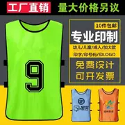 Lớp đào tạo thoáng khí dễ thấy vest đồng phục bóng rổ số nhóm sáng vest chống lại đội bóng vận động viên bóng đá