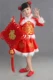 Ngày đầu năm của trẻ em Trang phục biểu diễn lễ hội Knots Trung Quốc Yangge Trang phục khiêu vũ quốc gia Đèn lồng đỏ Mở cửa Trang phục đỏ Nam và nữ - Trang phục