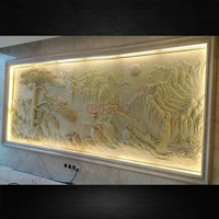 Новый GRC FRP Sculpture Villa Hotel Lobby приветствует сосна большая рельеф из песчаника настройка украшения росписи