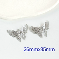 Сказочная модель трех слоев с буровой бабочкой серебряной