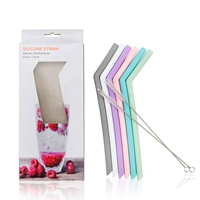 Большая изогнутая трубка, щетка, 6 шт