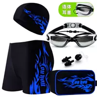 Thời trang thân thiện với bộ đồ lặn phù hợp với thiết bị bơi thân cây cộng với bộ đồ bơi bó sát người mập - Nam bơi đầm quần bơi nam boxer