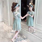 Mùa hè 2019 quần áo trẻ em mới cho bé gái Thời trang Hàn Quốc váy hoa trong bộ váy bé trai công chúa biểu diễn trực tiếp - Khác