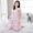 Váy ngủ bằng lụa cotton nữ mùa hè Hàn Quốc tươi sinh viên dễ thương đồ ngủ không tay váy rộng cỡ mỡ mm váy - Đêm đầm