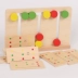 Montessori Montessori dạy trẻ mầm non hỗ trợ trò chơi ba màu Trẻ sơ sinh 1-3 tuổi cảm nhận các khối xây dựng đồ chơi - Đồ chơi giáo dục sớm / robot Đồ chơi giáo dục sớm / robot