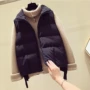 Áo khoác cotton nữ mùa thu đông 2018 phiên bản Hàn Quốc mới của áo vest không tay ngắn phần bánh mỳ vest áo khoác thủy triều áo khoác nữ kaki