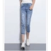 Quần jeans nhung nữ mùa xuân 2019 mới của phụ nữ phiên bản Hàn Quốc của quần skinny bút chì skinny mỏng eo thấp - Quần jean Quần jean