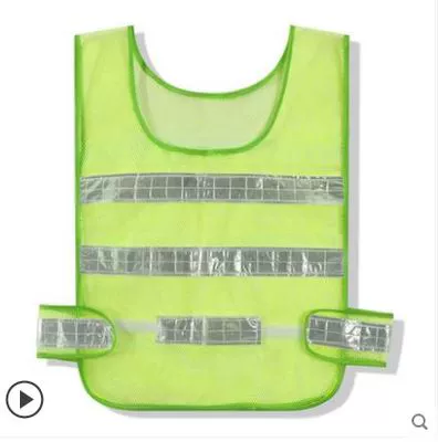 Tùy chỉnh 
            vest phản quang vest công nhân quần áo phản quang kỹ thuật xây dựng giao thông phủ xanh lái xe làm vườn huỳnh quang cưỡi quần áo an toàn quần áo phản quang 