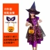 Trẻ em trang phục Halloween bé gái cos hóa trang hiệu suất phù thủy công chúa váy phù thủy nhỏ trình diễn trang phục 