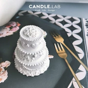 CANDLE.LAB | Bánh ba chiều Tự làm hương liệu thạch cao nến thơm lan tỏa khuôn làm bằng tay silicone 16