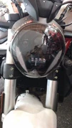 Ducati Big Monster Du 821 1200 sửa đổi đèn pha LED ống kính đèn pha trước đèn pha không helium - Đèn HID xe máy
