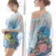 Nhật sexy đồ lót Ice Silk kimono áo choàng tắm sexy quần áo ngủ trong suốt Sao đồng phục đồ lót nóng cám dỗ