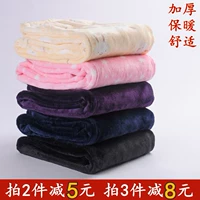 Flannel đồ ngủ nam và nữ quần nhà mùa thu và mùa đông dày ấm áp để thư giãn kích thước lớn quần sống san hô lông cừu nam và nữ quần ngủ quần ống suông nữ