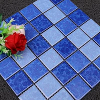 Peacock Blue 48 Light Three -Color Blue Crystal Glaze