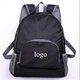420D сгущенный черный рюкзак не печатается